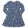 Tellerkleid Regenbogen-Weltall blau
