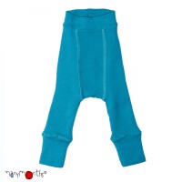 Manymonths Wool Longies Royal Turquoise