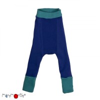Manymonths Wool Longies Royal Turquoise