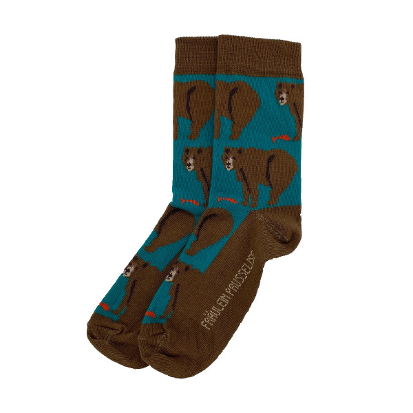 Socken Adult Braunbär - 35-38