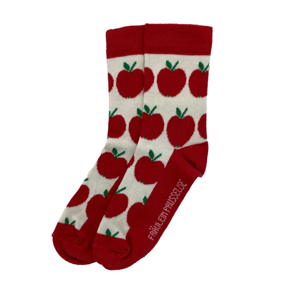Socken Adult Apfel rot - 39-42