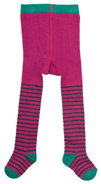 Strumpfhose Ringel fuchsia-midnight
