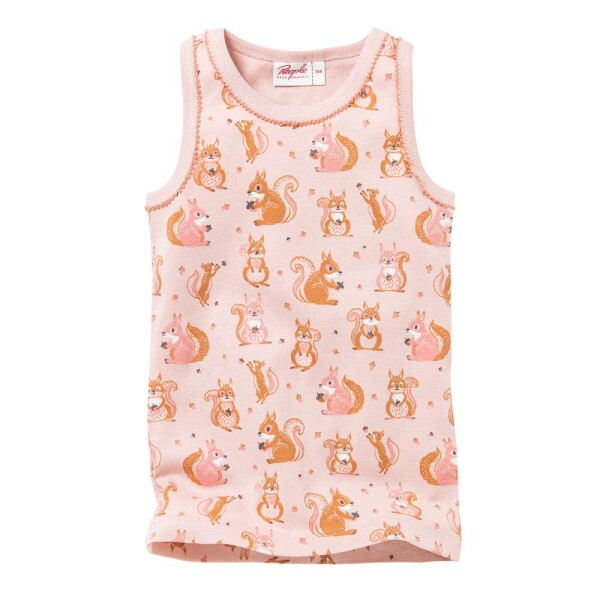 Unterhemd Eichhörnchen rosa - 128