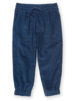 Schlupfhose Cord gef&uuml;ttert Navy - 110