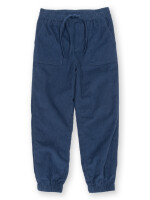 Schlupfhose Cord gef&uuml;ttert Navy - 110