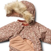 Schneeanzug Nickie Tech rose dust flowers - 80