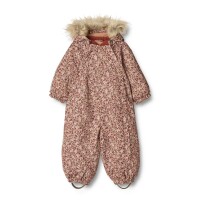 Schneeanzug Nickie Tech rose dust flowers - 92