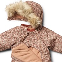 Schneeanzug Nickie Tech rose dust flowers - 92