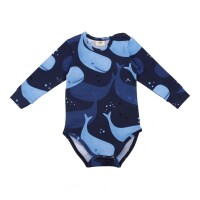 Body fr&ouml;hliche Wale blau