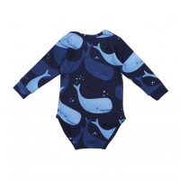 Body fr&ouml;hliche Wale blau