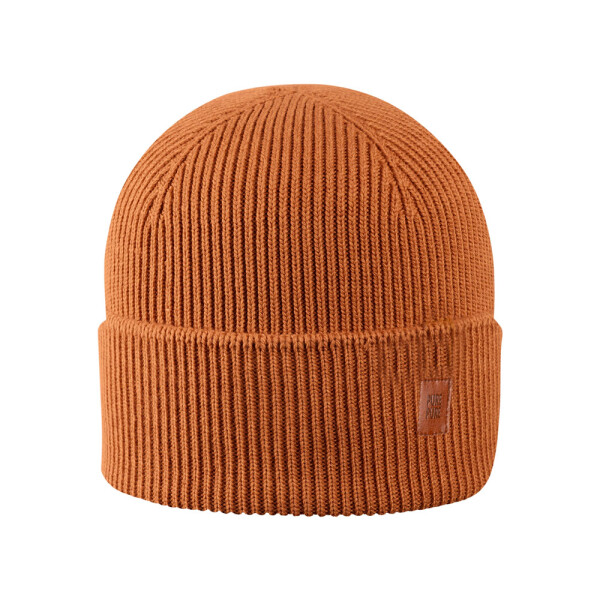 Umschlagmütze Silky karamell - 55/57