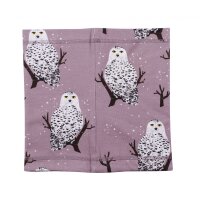 Loop Schal Schneeeulen mauve