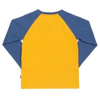 Shirt langarm Raglan Dinoz&auml;hne gelb