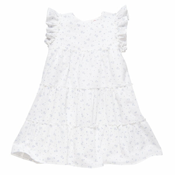 Kleid kurzarm tanzende Blumen - 116