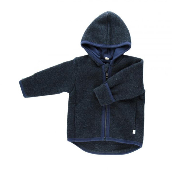 Milo Jacke Wollfleece dunkelblau