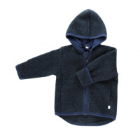 Milo Jacke Wollfleece dunkelblau