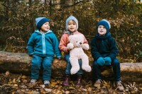 Milo Jacke Wollfleece dunkelblau