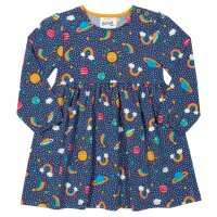 Babydoll-Kleid Regenbogen-Weltall bunt