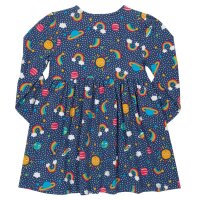 Babydoll-Kleid Regenbogen-Weltall bunt