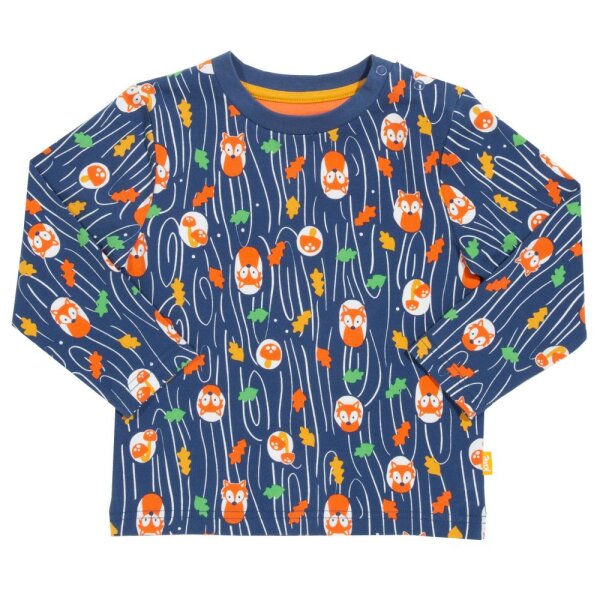 Shirt langarm Baumhaus-Freunde blau
