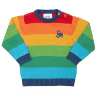 Pullover Traktor Regenbogenstreifen