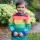 Pullover Traktor Regenbogenstreifen