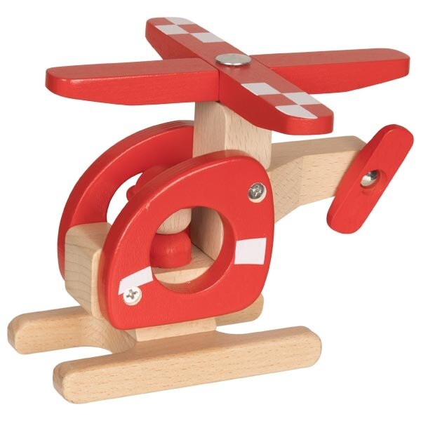 Kleiner Helikopter rot
