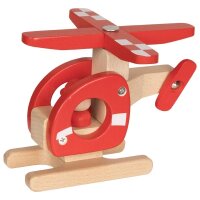 Kleiner Helikopter rot