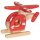 Kleiner Helikopter rot