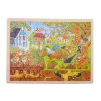 Einlegepuzzle Unser Garten 96 Teile