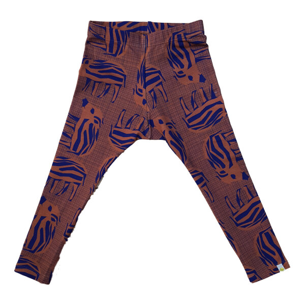 Leggings Wildscheine braun