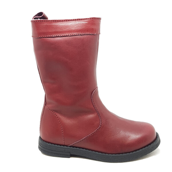 Beate Stiefel Lammfell bordeaux