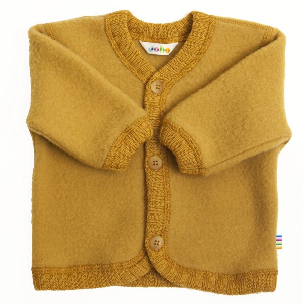 Wollfleece-Jacke Soft Wolle mais