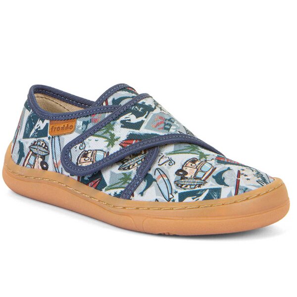 Barefoot Slippers vegan Print