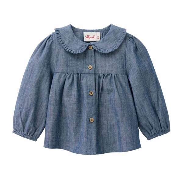 Langarm-Bluse mit Kragen