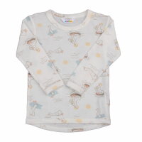 Shirt langarm Wolle/Seide