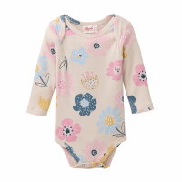 Langarmbody Blumen
