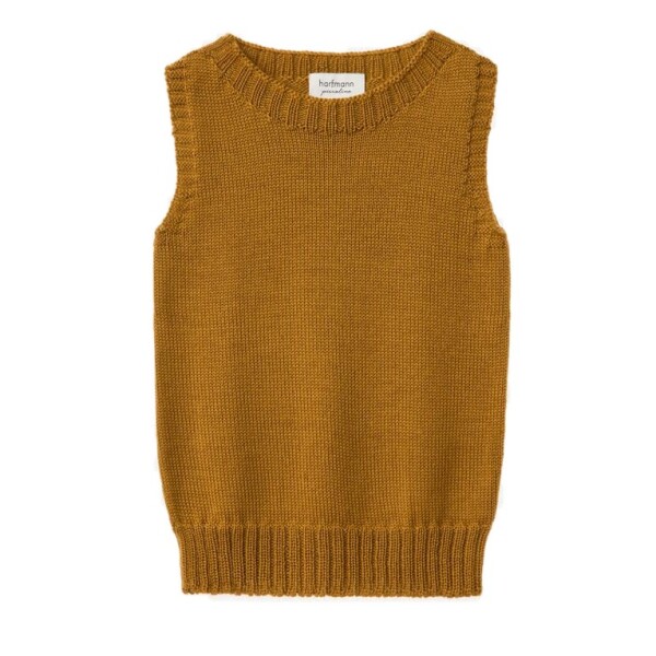 Anton Pullunder Glattstrick Merino ocker
