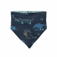 Dreieckstuch Hippo dunkelblau