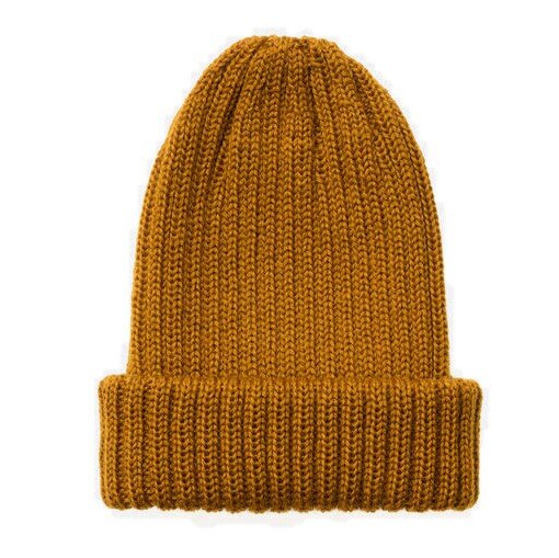 Beanie Merino ocker