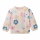 Pullover Blumen hellbeige - 98/104