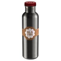 Blafre Edelstahl Trinkflasche 750ml red