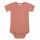 Body kurzarm Ripp lachs - 80