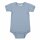 Body kurzarm Ripp staubblau - 98/104
