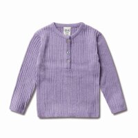 Henley Shirt BW/Leinen