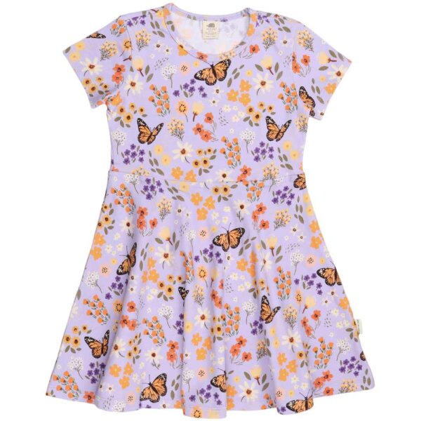 Tellerkleid kurzarm
