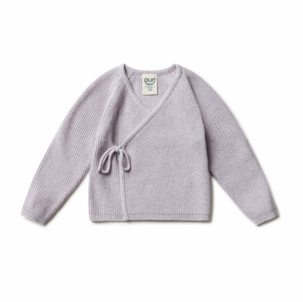 Kimono Wickeljacke 2.0 BW/Seide lavendel - 50/56