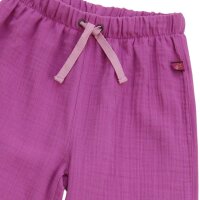 Musselin Hose dark magenta - 86/92