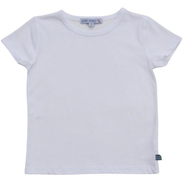 T-Shirt Uni white - 140