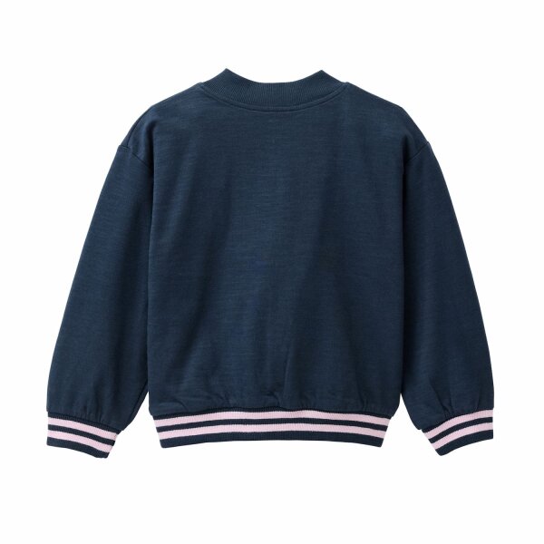 Sweatjacke Regenbogen dunkelblau - 134/140